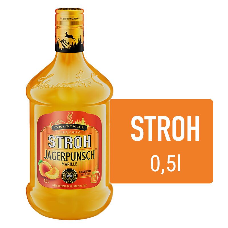 Stroh Jagerpunsch Marille 25 Vol.% 0,5 Liter