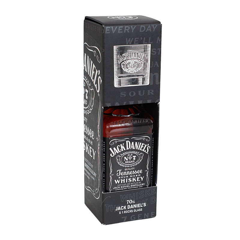 Jack Daniel's Old No. 7 Tennessee Whiskey Geschenkspackung mit Tumbler 40 Vol.%