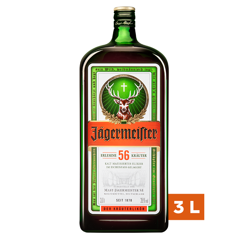 Jägermeister Kräuterlikör 35 Vol.% 3,0 Liter