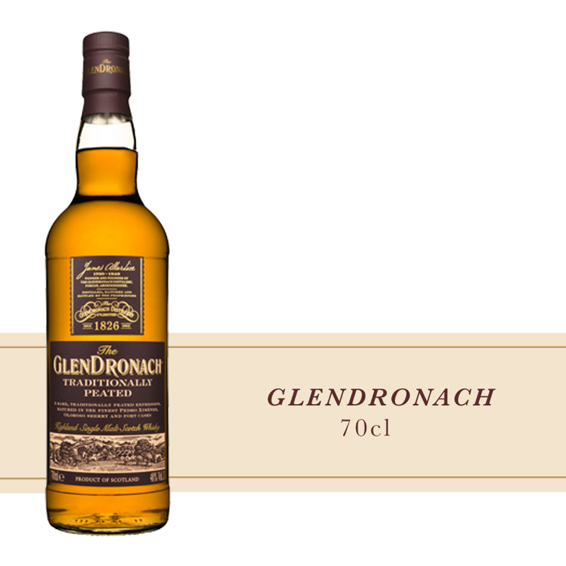 GlenDronach Traditionally Peated Single Malt Whisky in Box 48 Vol.%