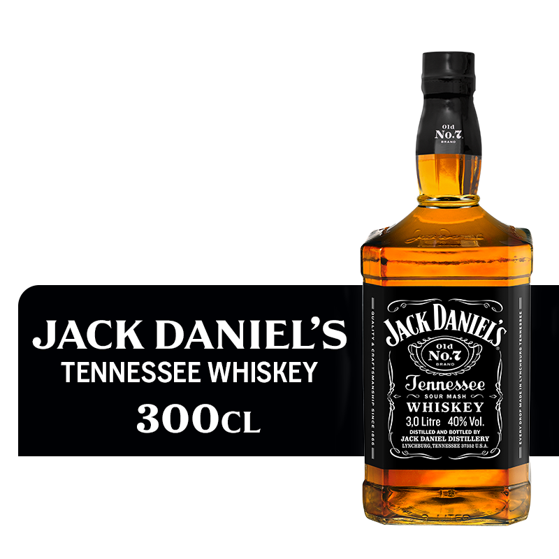 Jack Daniel's Old No. 7 Tennessee Whiskey 40 Vol.% 3,0L