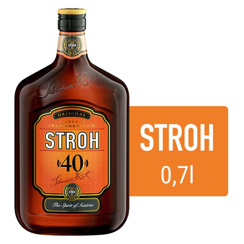 Stroh 40 Inländer Rum 40 Vol.% 0,7 Liter