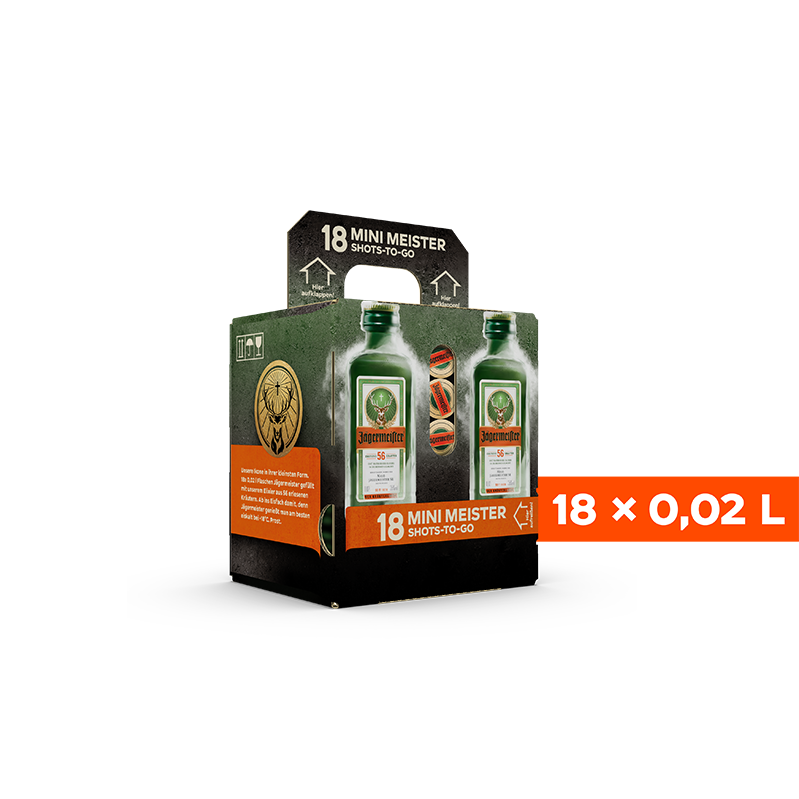 Jägermeister Automat 18x 0,02L 35% Vol.