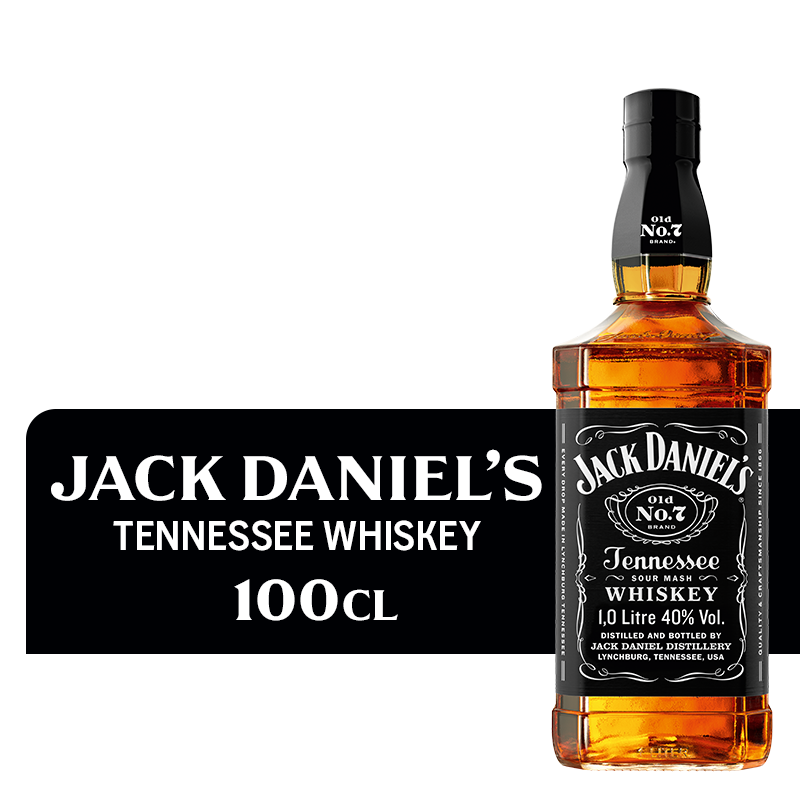 Jack Daniel's Old No. 7 Tennessee Whiskey 40 Vol.% 1,0L
