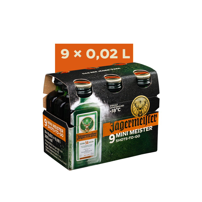 Jägermeister 9er Shots-to-go