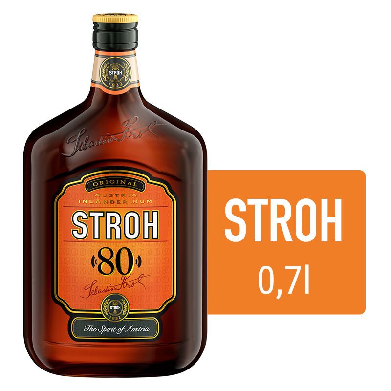 Stroh 80 Inländer Rum 80 Vol.% 0,7 Liter