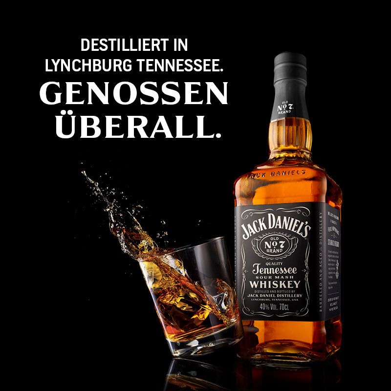 Jack Daniel's Old No. 7 Tennessee Whiskey 40 Vol.% 1,0L