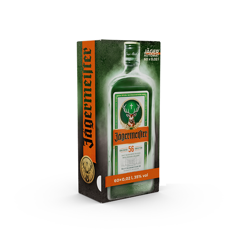 Jägermeister Automat 60x 0,02L 35% Vol.