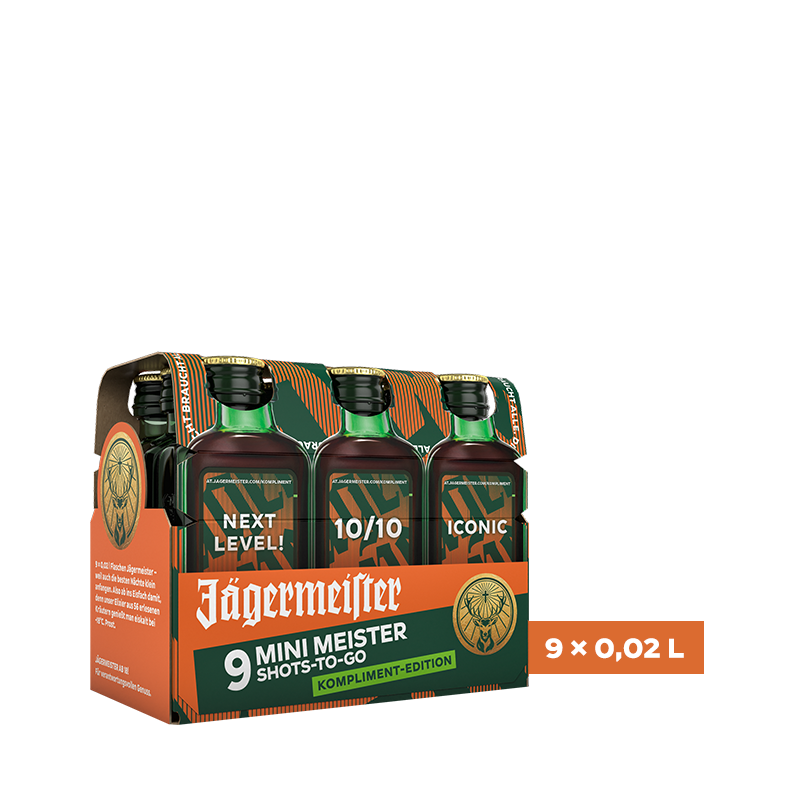 Jägermeister Kompliment Edition 9er Shots-to-go