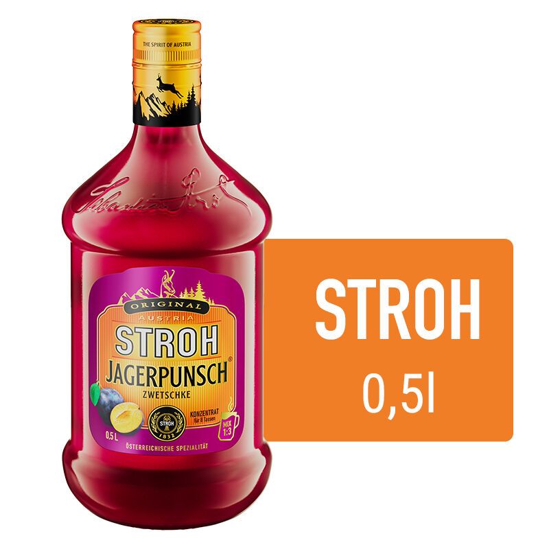 Stroh Jagerpunsch Zwetschke 25 Vol.% 0,5 Liter