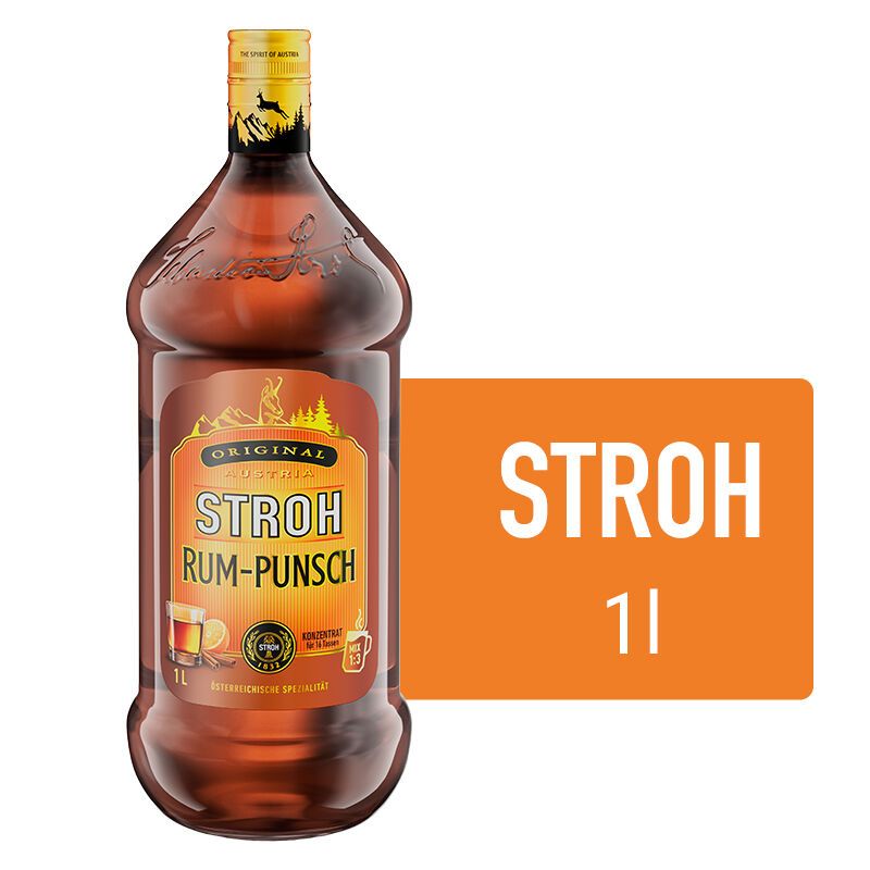 Stroh Rum Punsch 25 Vol.% 1,0 Liter