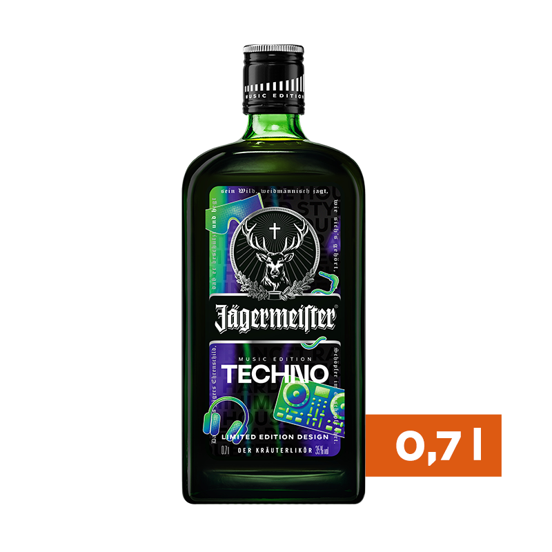 Jägermeister Kräuterlikör Music Edition Techno
