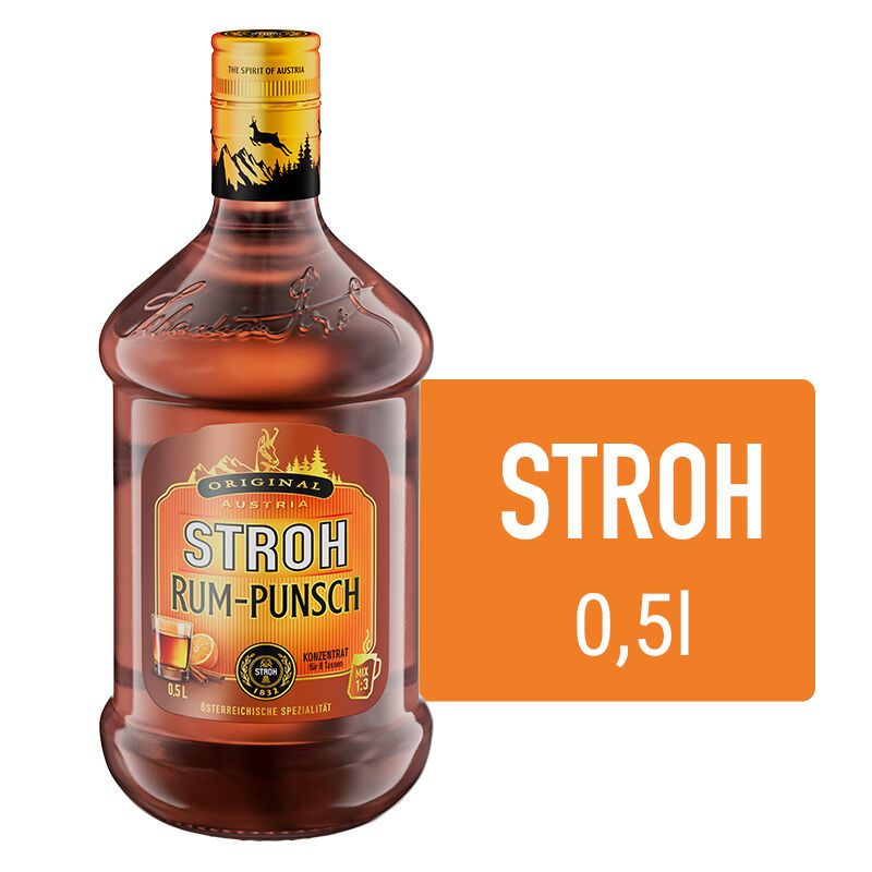 Stroh Rum Punsch 25 Vol.% 0,5 Liter
