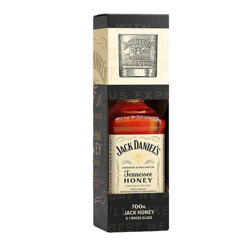 Jack Daniel's Tennessee Honey Geschenkspackung mit Tumbler 35 Vol.%