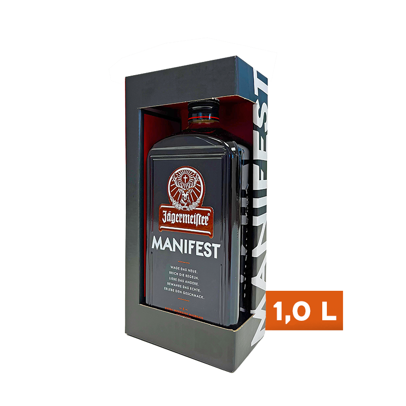 Jägermeister Manifest 1l in Premium Verpackung