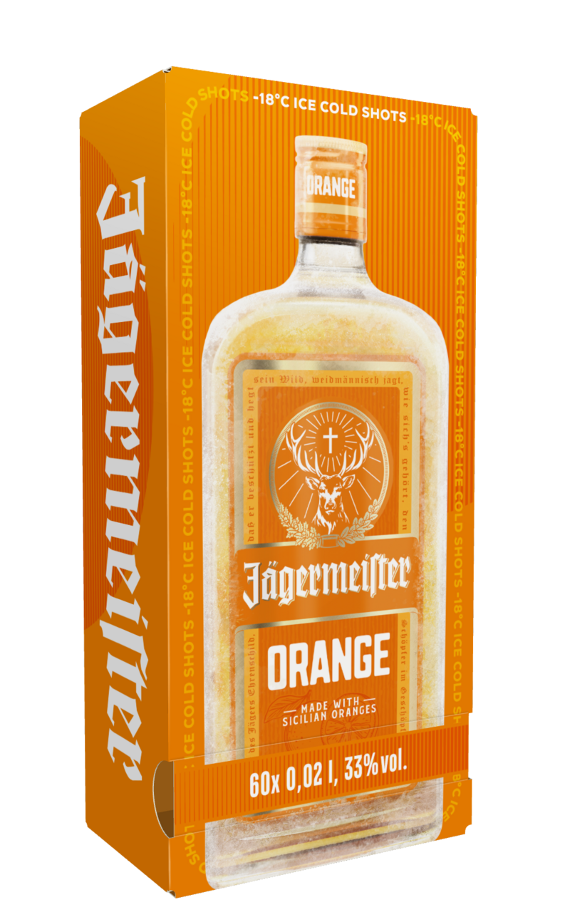 Jägermeister Orange Automat 60x 0,02L 33% Vol.